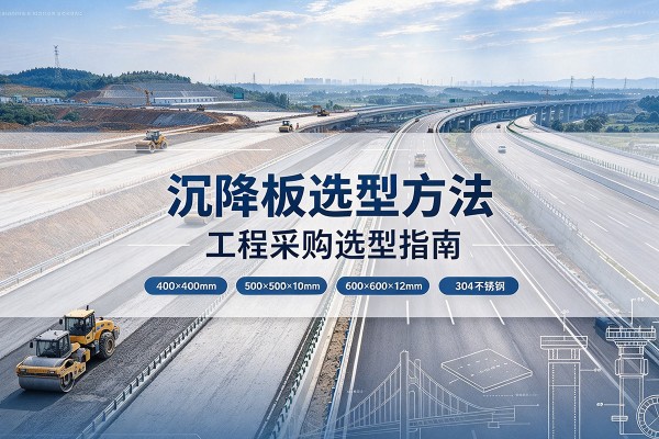 黄梅沉降板选择方法