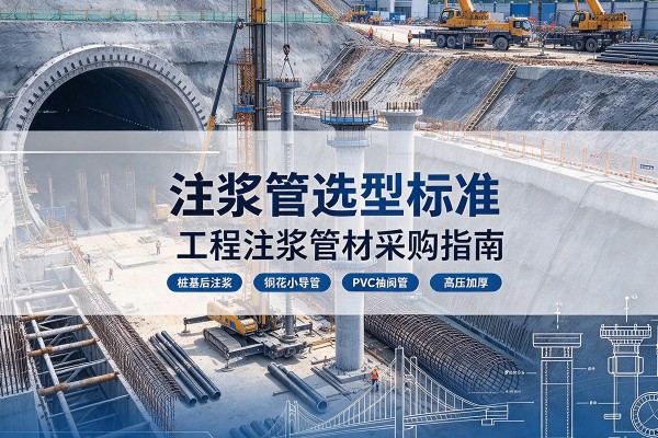 黄梅注浆管选型标准