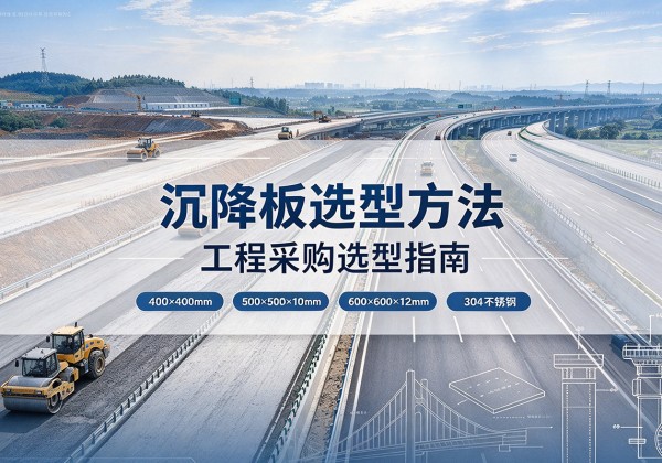 黄梅沉降板选择方法